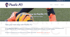 Desktop Screenshot of pacificfc.org
