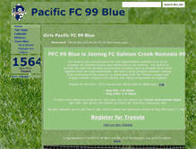 Tablet Screenshot of paulsen.pacificfc.org